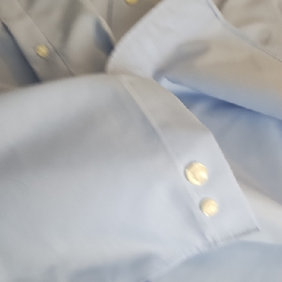 Stafford Light Blue Performance The Super Shirt Men's Dress Shirt - Picture 10 of 13